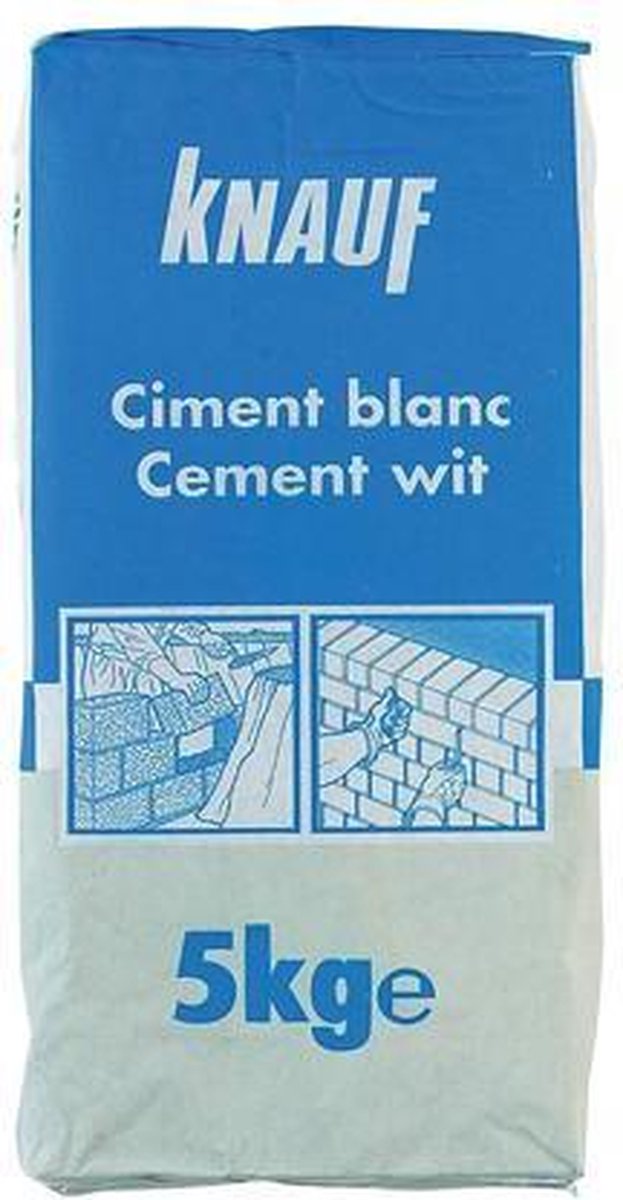 Oneerlijkheid vee Meisje Knauf cement 'Portland' wit 5 kg | bol.com
