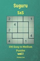 Suguru Puzzles - 200 Easy to Medium 5x5 Vol.1