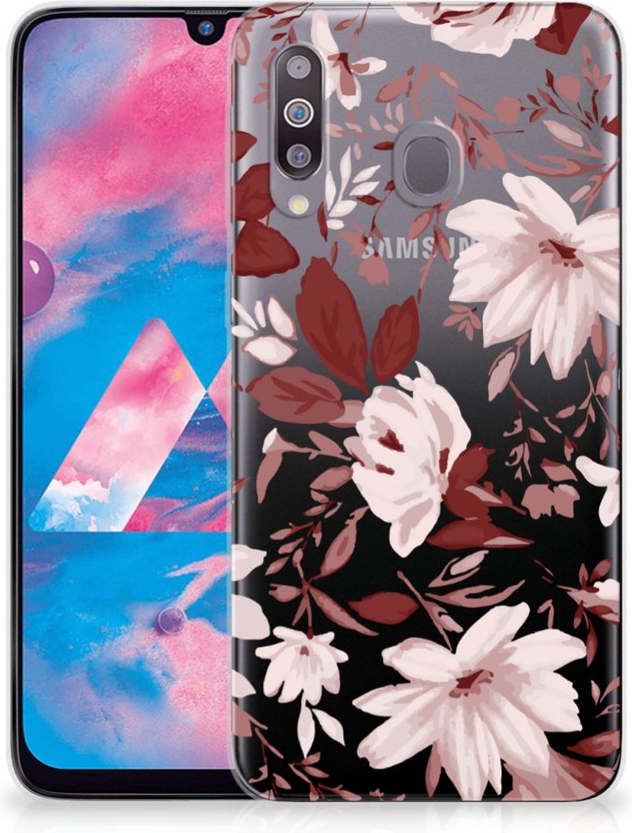 Hoesje maken Samsung Galaxy M30 Watercolor Flowers