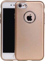 Design TPU Hoesje voor iPhone 7 / 8 Goud