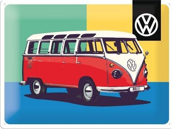 Nostalgic art Volkswagen Bulli Metalen Bord Limited Edition