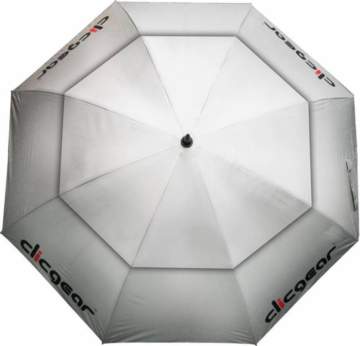 Clicgear 68 inch Double Canopy Golfparaplu - Zilver