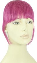 Remy Human Hair Clip-in Pony pink - roze