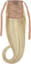 Remy Human Hair Extensions Ponytail straight blond - 18/613#