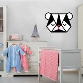 Muursticker met Panda | Muurstickers kinderkamer | Kinderkamer wanddecoratie | kinderkamer muur | Muur sticker kind | Muursticker laten maken