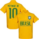 Brazilië Team Neymar 10 Polo Shirt - Geel - XL