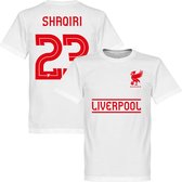 Liverpool Shaqiri 23 Team T-Shirt - Wit - M