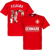 Denemarken P. Elkjaer 10 Gallery Team T-Shirt - Rood - XXXXL