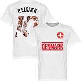 Denemarken P. Elkjaer 10 Gallery Team T-Shirt - Wit - XXXXL