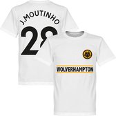 Wolverhampton J. Moutinho 28 Team T-Shirt - Wit - 5XL