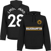 Wolverhampton Wanderers J. Moutinho 28 Team Hoodie - Zwart - XXL