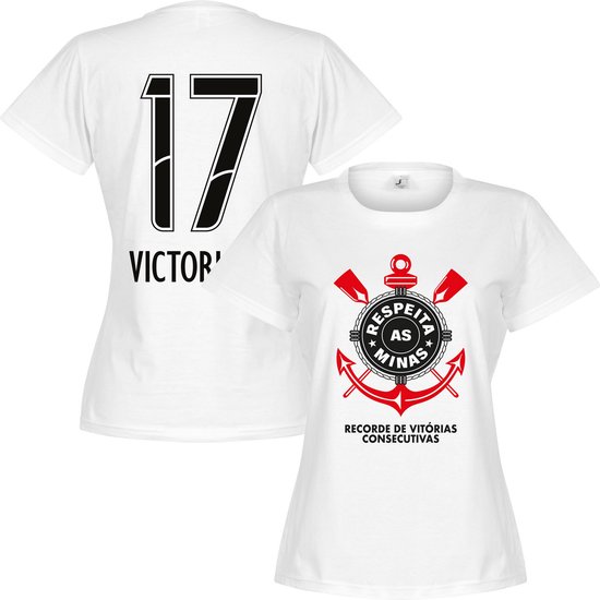 Corinthians Victoria A. 17 Minas Dames T-Shirt - Wit - XL