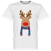 Reindeer Supporter T-Shirt - Paars/Lichtblauw - XL