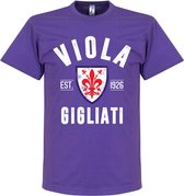 Fiorentina Established T-Shirt - Paars - XXL