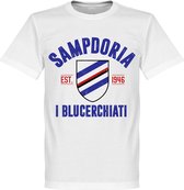 Sampdoria Established T-Shirt - Wit - XL