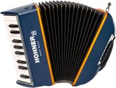 Hohner XS accordeon, blauw, voor kinderen, 4-7 jaar