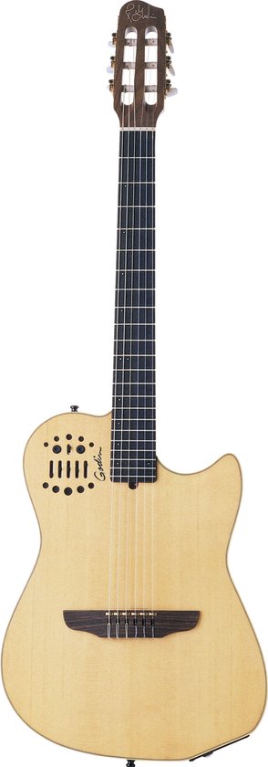Godin Multiac Nylon Natural HG elektrisch-akoestische klassieke gitaar met gigbag