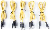 Fame DC Cable Set Yellow - Accessoire voor effec-units