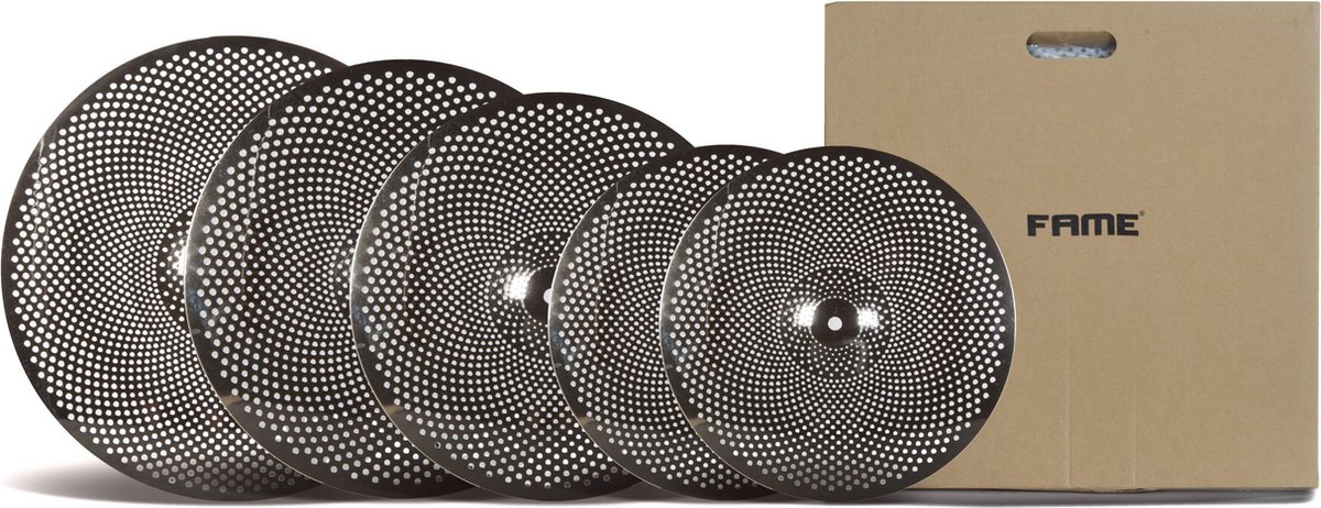 Fame Noiseless Cymbal Set-2 (Brilliant) - Bekken set