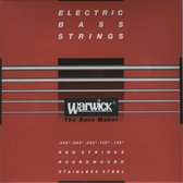 Warwick bas snaren,5er,45-135,rood Stainless Steel - Snarenset voor 5-string basgitaar
