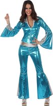 Disco kostuum blauw M/L T-2