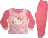 Hello Kitty Pyjama Fleece Donkerroze Meisjes Maat 128