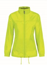 Dames regenkleding - Sirocco windjas/regenjas in het geel - volwassenen XL (42) geel