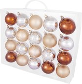 Decosy Plastic Kerstballen Mix (6cm) 20 Stuks Autumn