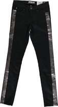 Garcia sara super slim fit jeans met stretch off black - valt kleiner - Maat 152