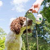 Beco Pocket - Milieuvriendelijke Poepzakjeshouder - Te bevestigen aan riem, inclusief 15 Hondenpoepzakjes - Beco Pets - in Groen, Naturel, Blauw en Roze - Naturel