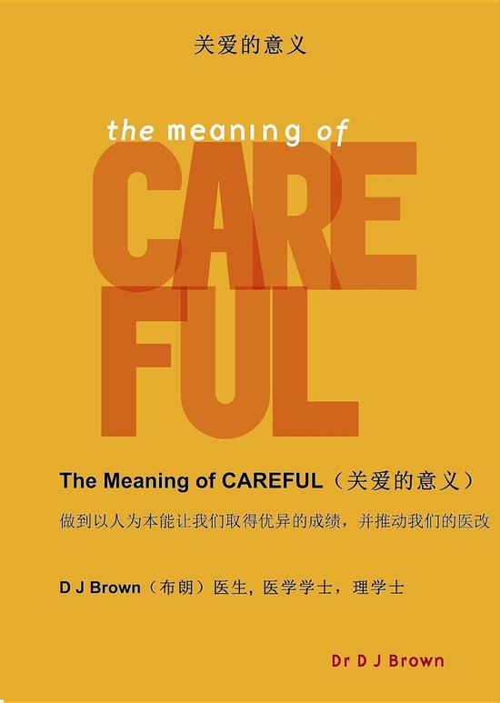 关爱的意义 - The Meaning of CAREFUL (Chinese Edition) - cover
