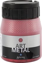 Peinture Art Metal, 250 ml, Rouge lave
