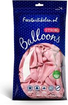 Ballonnen pastel lichtroze pink 100 stuks