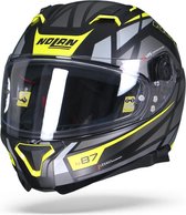 Nolan N87 Originality 070 Zwart Geel Grijs Integraalhelm - Motorhelm - Maat L