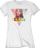 A Star Is Born - Ally Geo-Triangle Dames T-shirt - XXL - Wit