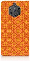 Nokia 9 PureView Standcase Hoesje Design Batik Orange
