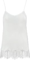 Jikx - zijden top - Freesia Blanc de Blanc - XL