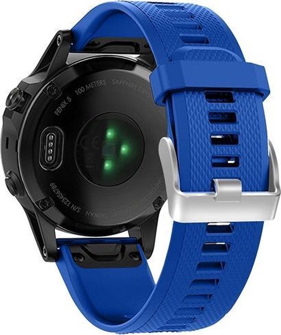 Bracelet silicone Garmin Forerunner 935 (bleu fonce