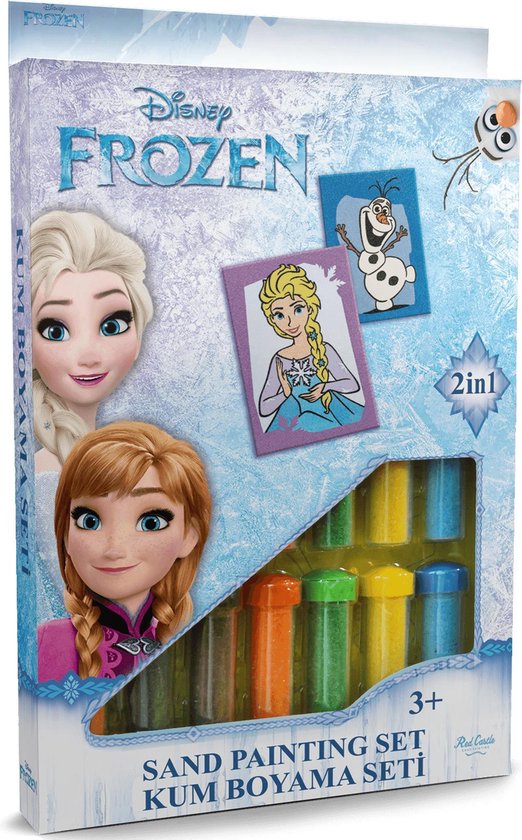 Disney Frozen - Elsa & Olaf ǀ 2in1 Sand Painting Art Set - Zandtekening
