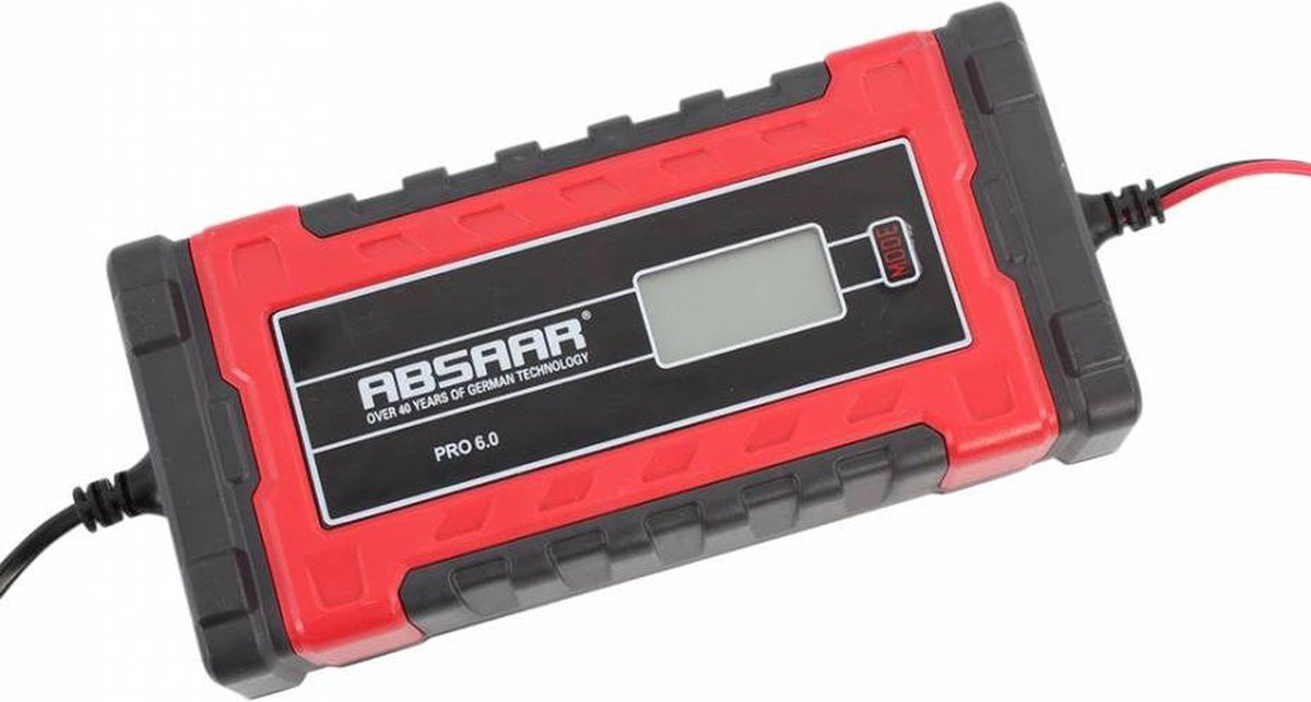 Chargeur de batterie Absaar PRO 12/24 Volt - 6 Ampères - contrôlé par  microprocesseur | bol.com