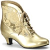 Funtasma Enkellaars -39 Shoes- Dame-05 US 9 Goudkleurig