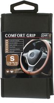 Car Plus Stuurhoes Comfort Grip Vent Uni Kunstleer Zwart 35-36 Cm