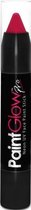 PaintGlow Face paint stick - neon roze - UV/blacklight - 3,5 gram - schmink/make-up stift/potlood