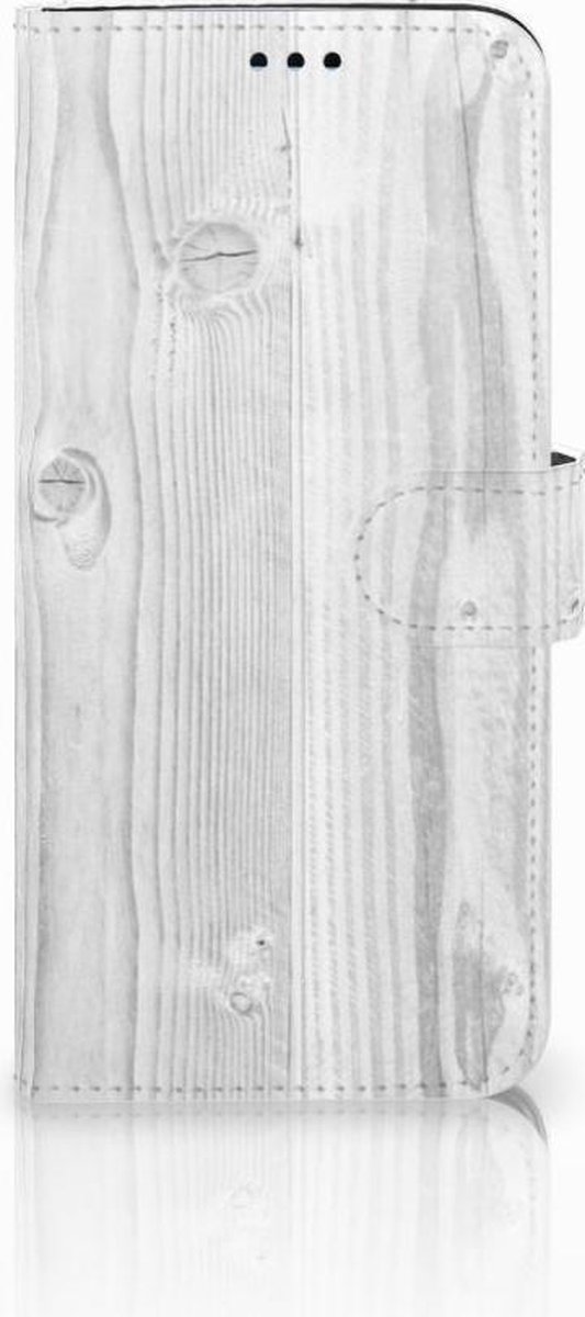 Samsung Galaxy S9 Plus Book Style Case White Wood