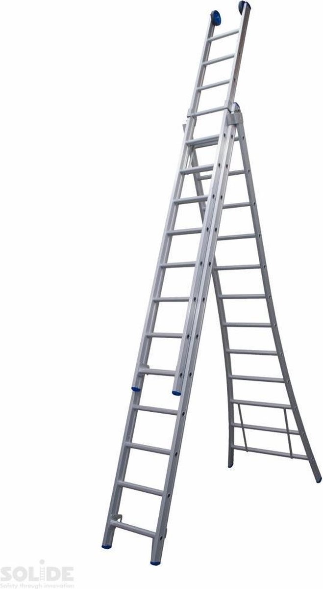 Ladder Type DB driedelig uitgebogen 3x12 sporten