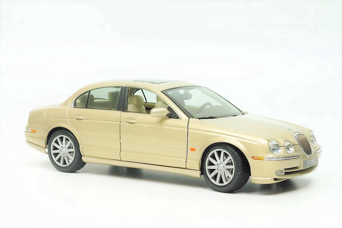 Maisto Jaguar S-Type 1999 - Bleue - Échelle 1/18 - Miniature Collection - Occasion