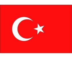 Vlag Turkije stickers