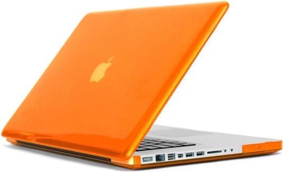 Hard Case Cover Neon Oranje voor Macbook Pro 15 inch 2de generatie