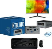 Intel NUC (512GB SSD/8GB DDR) Windows 10 Pro inclusief monitor, toetsenbord en muis