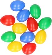 24x Oeufs de Pâques en plastique colorés - Décoration de Pâques / Décoration de Pâques